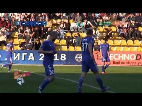 КПЛ 2018  10 ТУР  ОБЗОР МАТЧА АКТОБЕ   АКЖАЙЫК 5 3