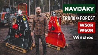 Farmi Forest W50R professzionális erdészeti csörlő, Finn gyártás, raktárról!