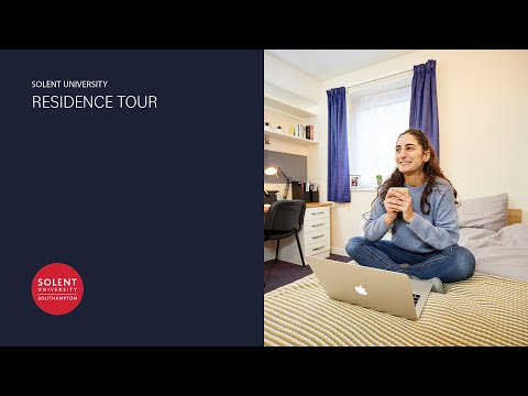 Solent University residence tour