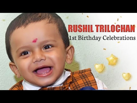 Trinkubaby|| Rushil first birthday video song❤️❤️