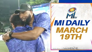 Mumbai Indians Daily (March 19): Rohit's downtime with the boys