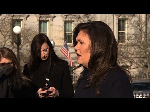 White House Press Secretary Sarah Sanders says President Donald Trump has not yet decided whether he would support a Congressional agreement on border funding, and preventing a second government shutdown, until he sees the details. (Feb. 13)