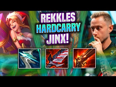 REKKLES HARD CARRY WITH JINX! - KC Rekkles Plays Jinx ADC vs Aphelios! | Season 2022