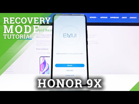 How to Enter Recovery Mode in HUAWEI Honor 9x - Boot into Recovery