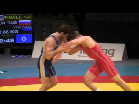 EM2011 RINGEN FINAL GR 66KG LORINCZ (HUN) - VACHADZE (RUS) TEIL 2