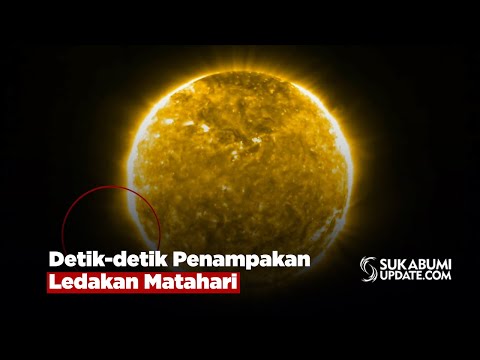 Detik-detik Penampakan Ledakan Matahari
