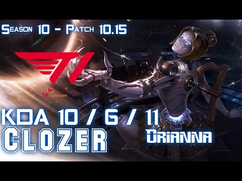 T1 Clozer ORIANNA vs T1 Faker ZOE Mid - Patch 10.15 KR Ranked