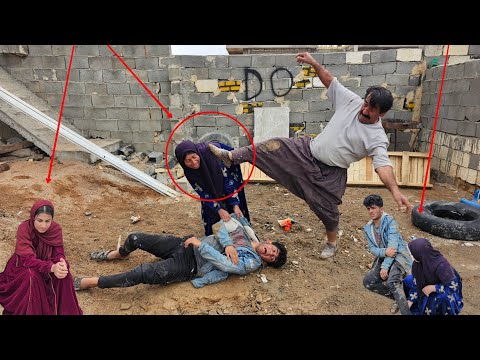 Mahan's betrayal of Leila and Mirza Ali's severe attack on Mahan, Mahan being beaten