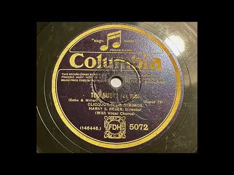 Clicquot Club Eskimos {Harry Reser} - Too Busy