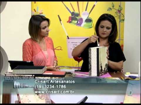 Mulher.com 11/01/2013 Marisa Magalhães - Forração de caixas com papéis decorativos de scrap 2/2