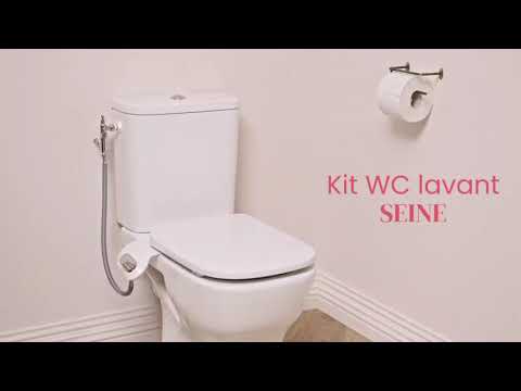 Bidet lavant pour abattant WC - sans électricité - blanc brillant - Seine JACOB DELAFON