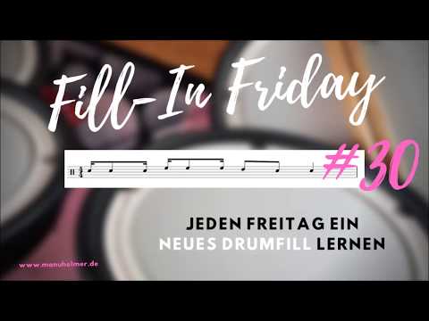 Fill-In Friday #30 - Jeden Freitag ein neues Drumfill lernen [Schlagzeug Übungen Anfänger E-Drums]