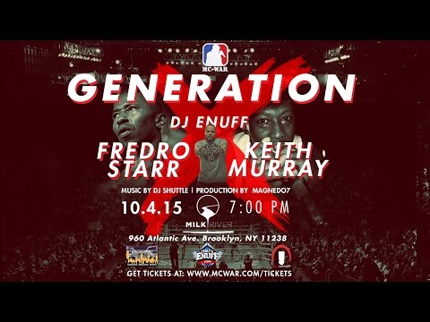 Rap Battle: Keith Murray Vs Fredro Starr Official Trailer New Date: October 4th, 2015