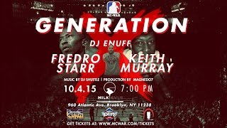 Rap Battle: Keith Murray Vs Fredro Starr Official Trailer New Date: October 4th, 2015