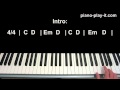 Let Her Go Piano Tutorial Passenger 