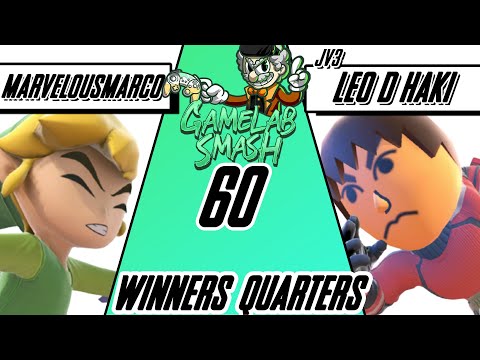 GameLab-Smash #60 Marvelous Marco (Toon Link) Vs Leo D Haki (Mii Brawler)