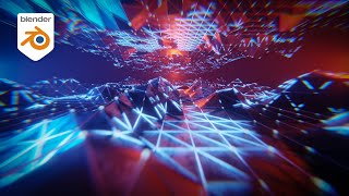仅用几何节点创建科幻动画（Blender教程）