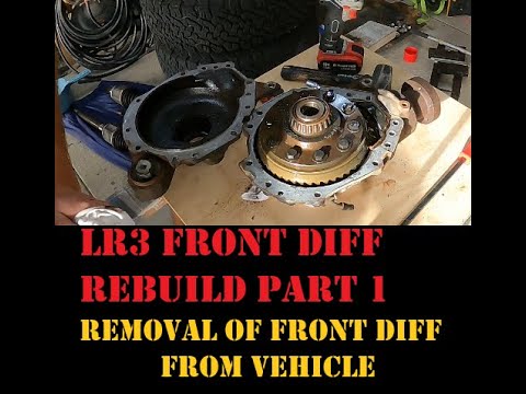 DISCOVERY 3 / LR3 VORDERES DIFF-REBUILD TEIL 1, Ausbau des vorderen Diffs Discovery 3