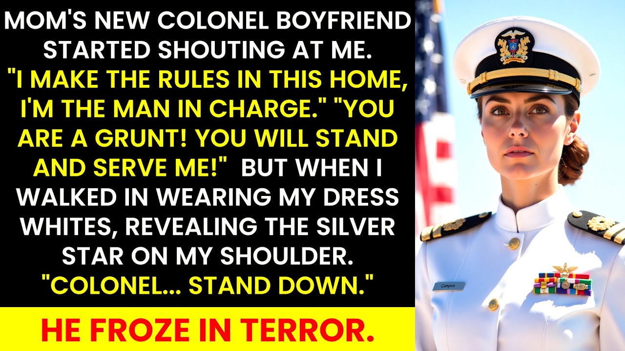 "You Will Stand And Serve."He Claimed He Ran The House—Until I Revealed My Rank And Ended His Speech