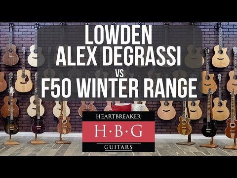The Lowden Alex DeGrassi Signature Model vs The Lowden F50 Limited Edition Winter Range 2018 Model