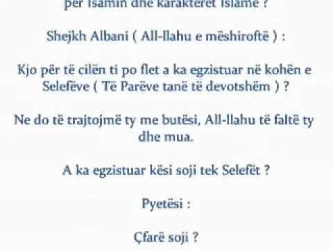 Shejh Albani... Të ashtu quajturit Ilahi fetare.
