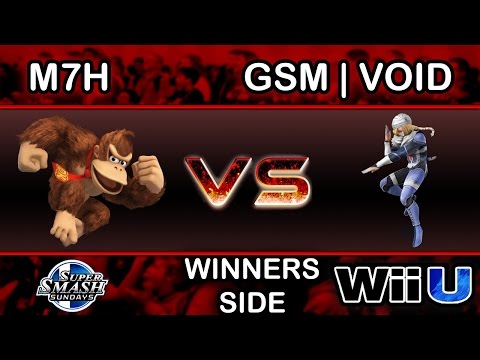 Super Smash Sundays 32 - M7H (DK) Vs. GMS | Void (Sheik) Winners Side - Smash Wii U