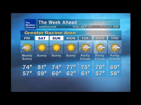 WeatherSTAR XL V3 [Emulator] - Racine, WI - (9/25/2025) @ 9:23 PM CDT