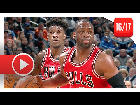 Dwyane Wade & Jimmy Butler Full Highlights vs Thunder (2017.02.01) - TOO GOOD!
