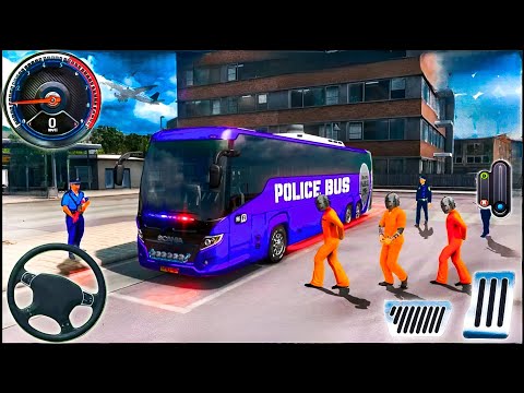 Police Prisoner Bus  Transport - Simulator - Android Gameplay
