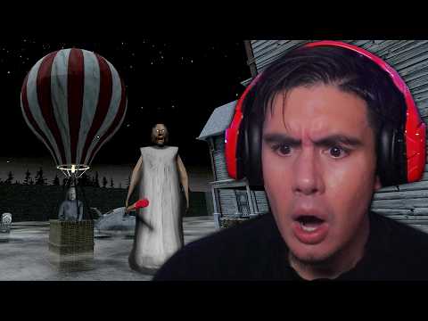 GRANNY GOT A HOT AIR BALLOON AND IM ABOUT TO FLY FIRST CLASS OUTTA HERE | Granny New Escape Ending