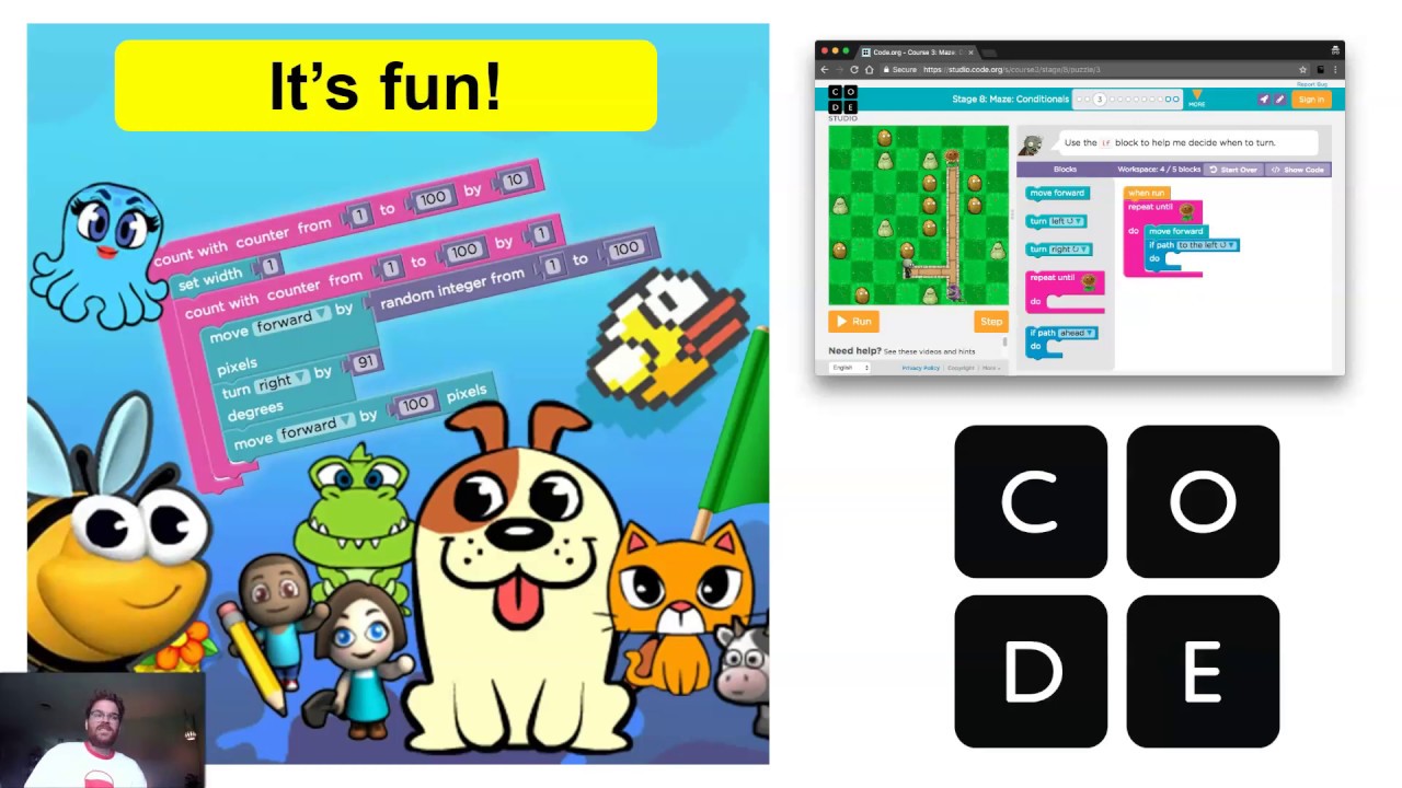 [Tech Tutorials] Using Code.org through Clever