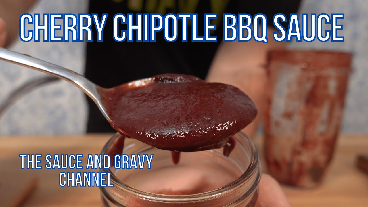 How to Make Cherry Chipotle Barbecue Sauce | Cherry BBQ Sauce Recipe | Homemade BBQ Sauce