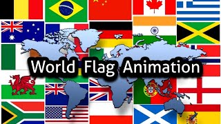 World flag Animation
