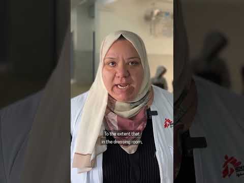 Doctors Without Borders nurse shares update from Northern #Gaza