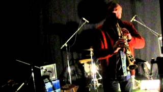 John Butcher solo saxophone, live at Gunther, Antwerpen, 2012-02-22 [part 3/4]