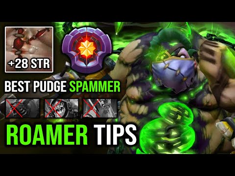 HOW TO ROAMING LIKE A PUDGE SPAMMER 99% Magnetic Hooks 1 Heap Per Min Deleted Ursa From Offlane DotA