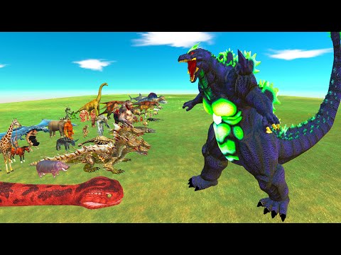 Super Godzilla vs All Units - Animal Revolt Battle Simulator