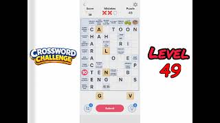 Crossword Challenge Level 49 Walkthrough