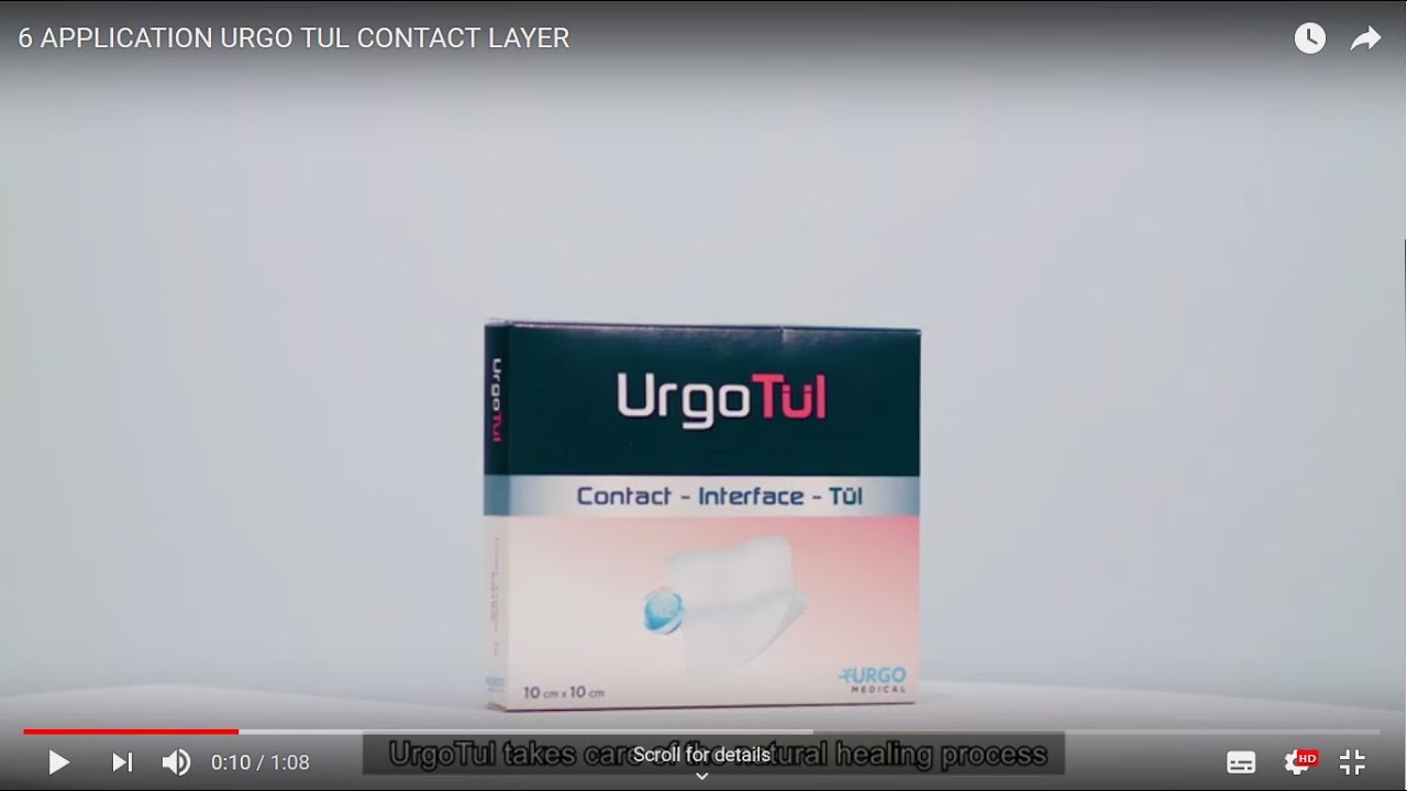 HOW TO APPLY URGOTUL CONTACT LAYER DRESSINGS