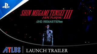 PlayStation Shin Megami Tensei III Nocturne HD Remaster - Launch Trailer | PS4 anuncio