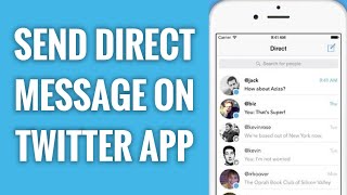 How To Send Direct Message On Twitter App