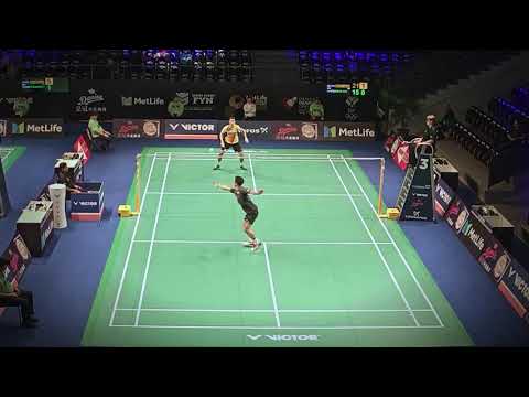 Erik Meijs vs Takuma Ueda Denmark Open badminton, October 17, 2017 summary