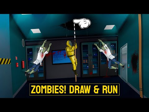 Draw Line Zombie Puzzle Game