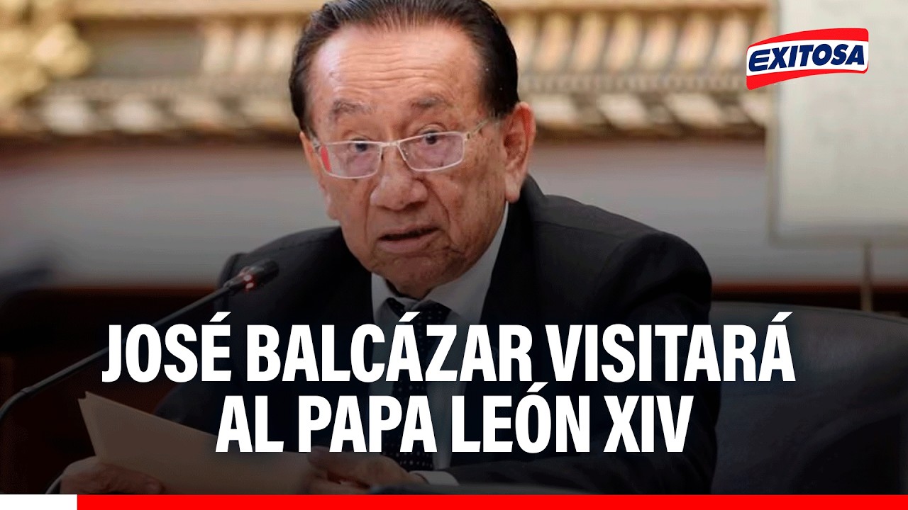 🔴🔵 Presidente José Balcázar anuncia visita al papa León XIV