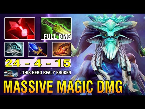 Crazy [Leshrac] Mid Full Magical DMG Build + 60% Spell Lifesteal Impossible to Stop This Monster