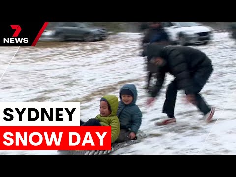 Sydney shivers through a winter wonderland | 7NEWS