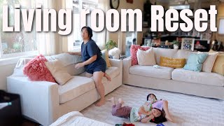 New Year Livingroom Reset! - @itsJudysLife