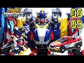 Large Robot Tyrannosaurus Rex Combined Into Robot Rex Kaiser Miniforce Dinoid Warrior