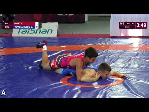 Qual. GR - 52 kg: I. BOTEZ (ROU) v. G. PAPAGEORGIOU (GRE)