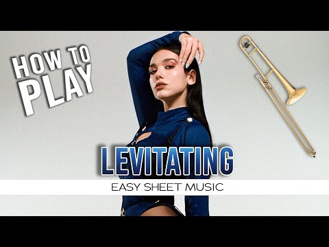 Trombone "Levitating" Dua Lipa EASY Sheet Music